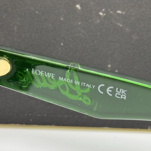 NEW LOEWE LW40088U 98A WOMEN SUNGLASSES GREEN LOEWE EYEWEAR - Picture 10 of 11